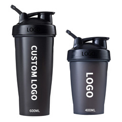 New Colored Handle Shaker Cup Fitness Sports Water Bottle Protein Shake Blender Cup with Printing Capability