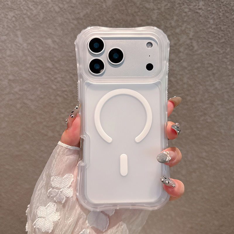 IP17PROMAXに適した新しい肌のような質感のケース、磁気ウエストベルト、3-in-1 N52強力磁石、ストラップ、落下防止、マルチカラー|undefined