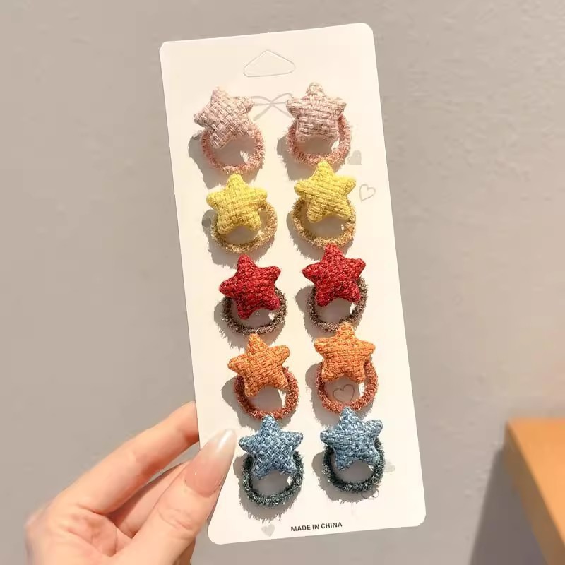 Caricatura encantadora anillo de pelo pulgar no daña el cabello de los niños correa de correa pequeña cuerda de cabello para niñas cuerda de cabello