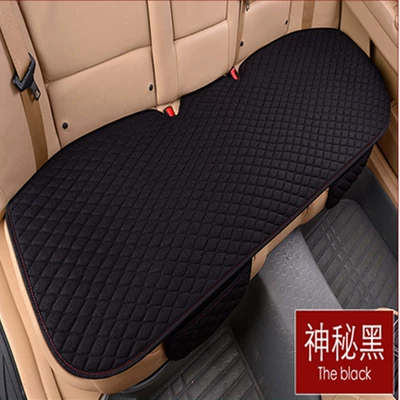 Seat cushion, seat cover + Rear Seat, Backless Three-Piece - mysterious-black-back