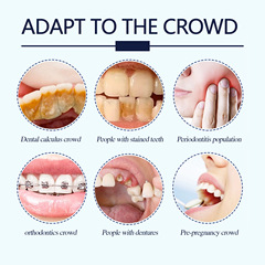 EELHOE 炫白牙粉 牙齒清潔亮白牙漬黃牙牙垢呵護清新口腔美牙粉