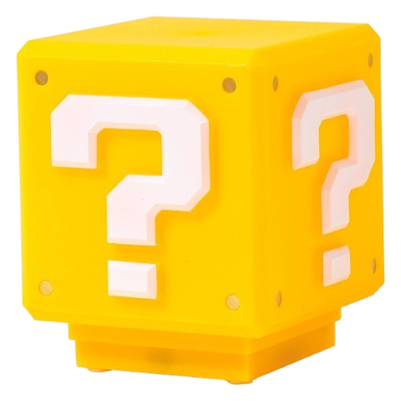 Luz nocturna de carga con sonido de Mario Bros., bloque de ladrillos, sensor USB de escritorio, luz LED transfronteriza, éxito de ventas transfronterizo