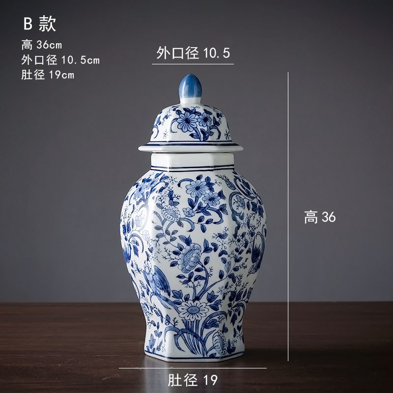 6 면 일반 항아리