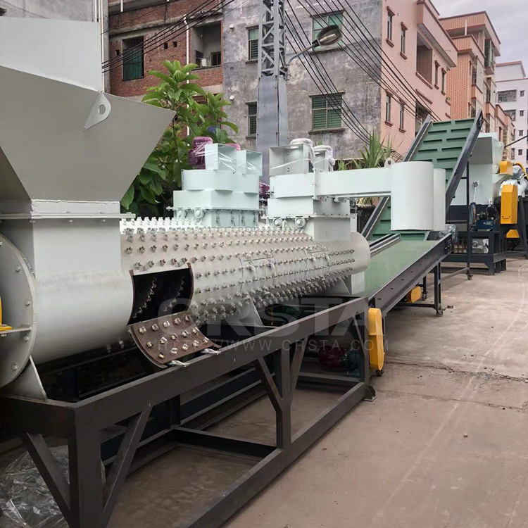 PET怡宝瓶  绿茶瓶废料处置脱标机，塑料宝特瓶脱纸机