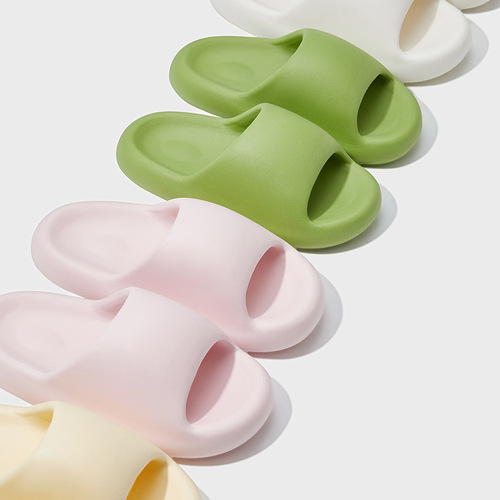 High-end EVA slippers for women's summer indoor home with thick soles and non-slip new outer wear slippers