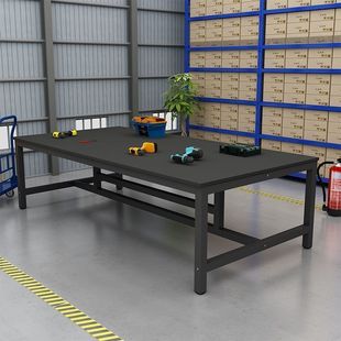 Workbench Double-Layer Express Packaging Table Workbench Workshop Factory Assembly Line Packaging Table Conference Table Experimental Table