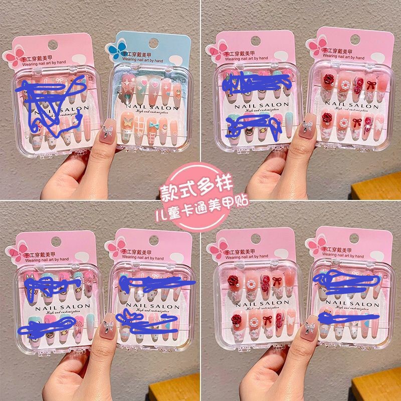 Display box photo frame multi-diamond nail art supplies wholesale DIY French thin colored salon fake nail tips wholesale Display box photo frame multi-diamond nail art supplies wholesale DIY French thin colored salon fake nail tips wholesale