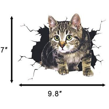 Amazon gatito pegatinas de automóvil impermeable tallado adorable pegatinas de animales de gato se pueden personalizar