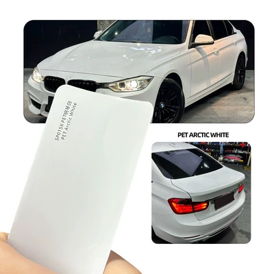 Axxpel Car Pet Color-Changing Film, Full Car-Specific Extended Application Body Protection Film, Piano White (Auto Color Change Film) - pet-piano-white-152m-165m