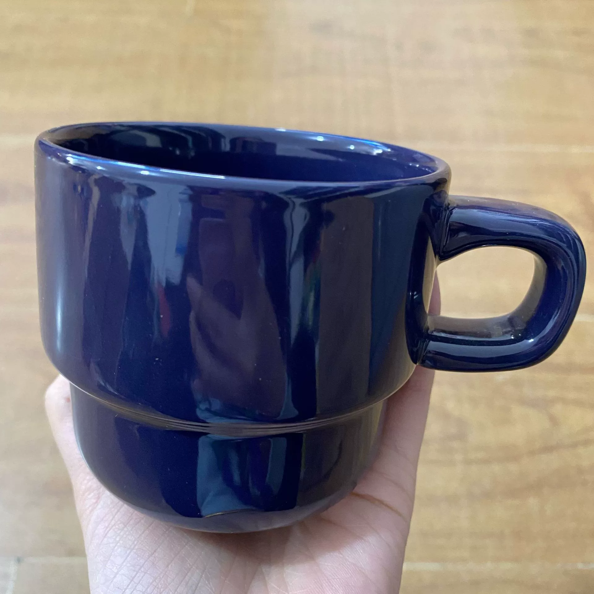 [新品 ins卡通叠叠杯多巴胺陶瓷马克杯情侣喝水杯子早餐牛奶咖啡杯]