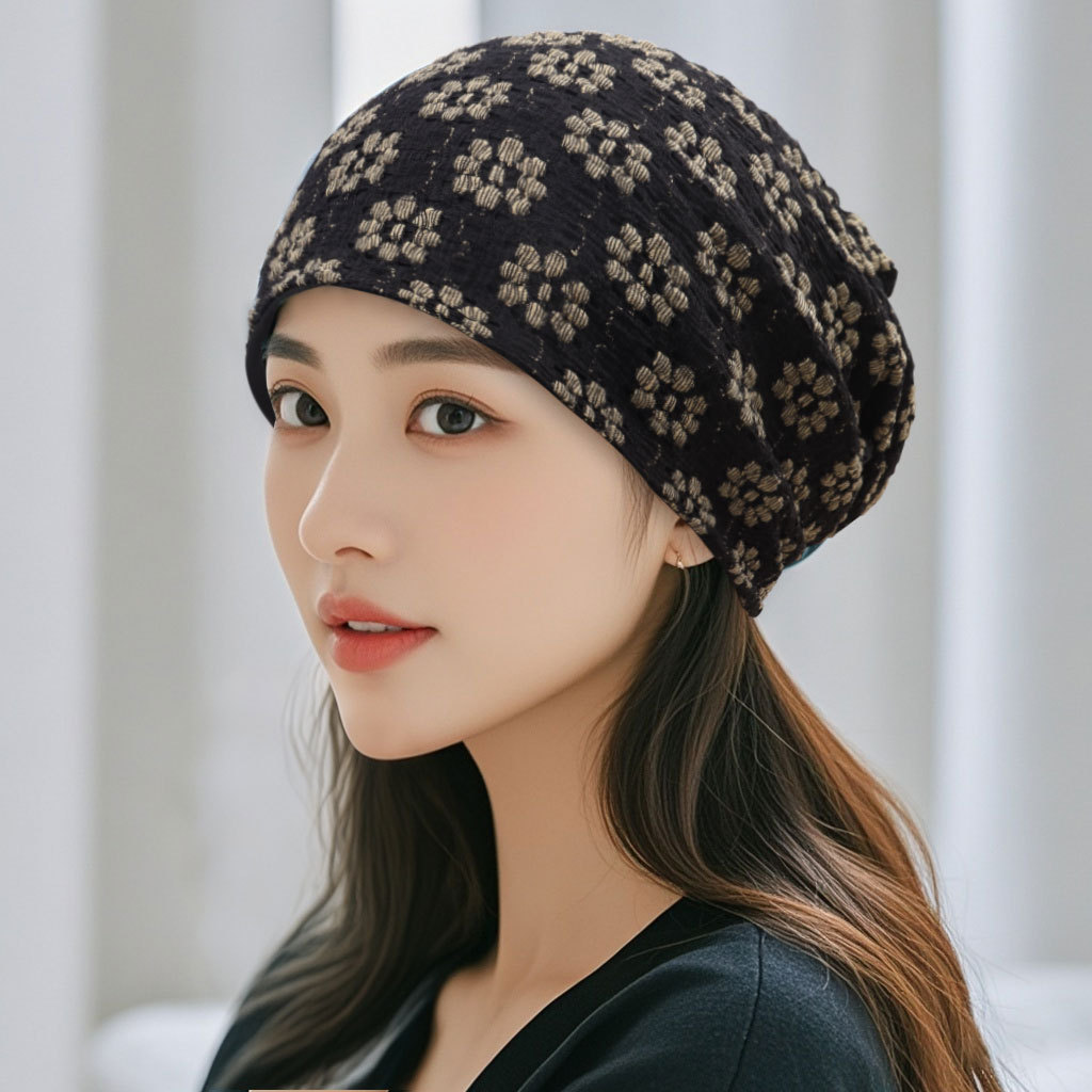 Fashion nightcap women's bag head hat summer thin sleeping hat pile hat pile hat spring and autumn chemotherapy women's bald hat