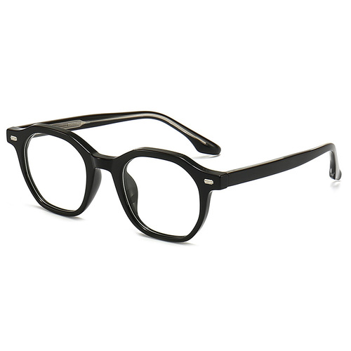 New stylish Korean retro unisex TR90 core-insole shoe anti-blue light glasses frame for myopia correction available