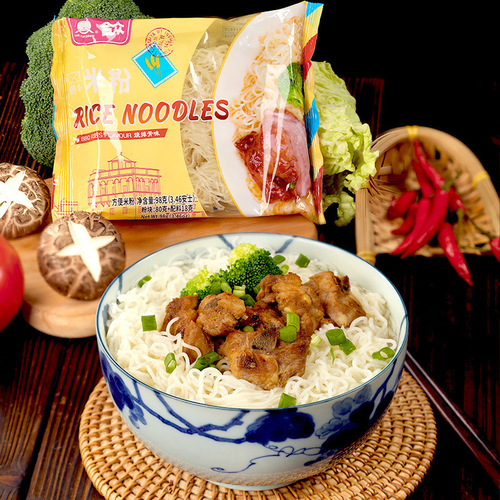 Allied Community Noodles - Non-fried, Ready-to-Cook Rice Noodle Dried Fine Rice Noodles Seafood Original Flavor Breakfast Noodles Wholesale