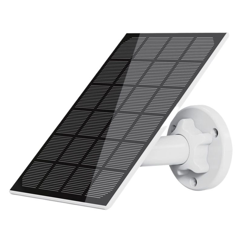 Cámara inteligente WiFi inalámbrica de alta definición con visión nocturna y rotación de 360 grados para uso doméstico, con batería de bajo consumo para monitoreo en exteriores.