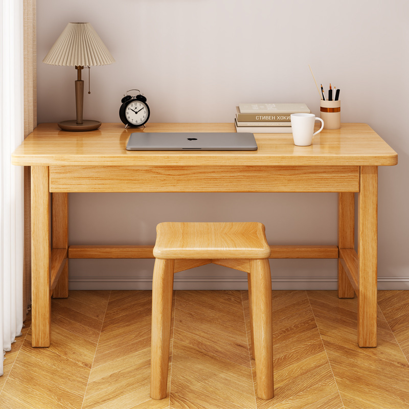 Solid Wood Desk Computer Desk Desktop Student Home Learning Writing Desk Bedroom Simple Desk Workbench Table