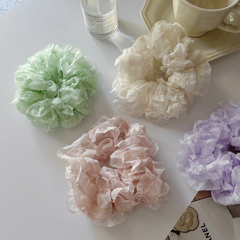 1 Piece Quantity Cute Flower Cloth Handmade Hair Tie 1 Piece