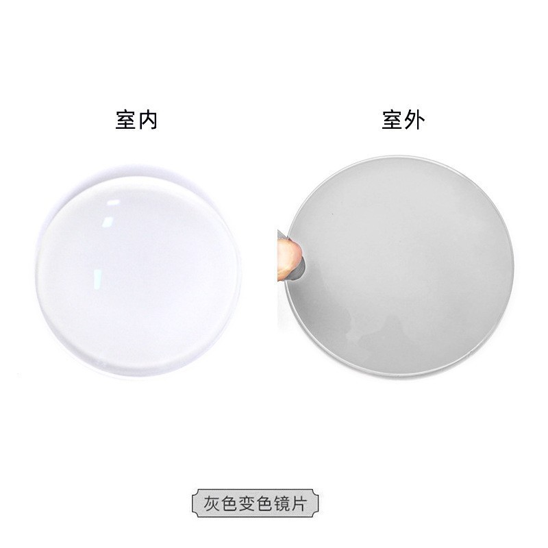 Lentes AC asféricas a prueba de luz azul 1.56/1.61/1.67/1.71 con lámina de cambio de color de grado de miopía