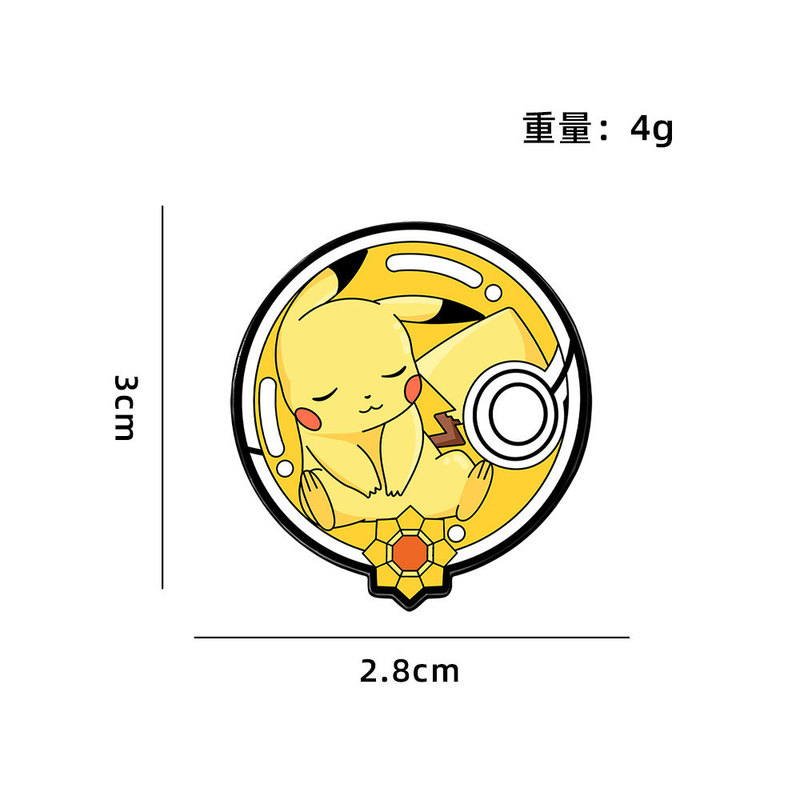 宝可梦神奇宝贝徽章pin杰尼龟小火龙卡通动漫皮卡丘胸针包包配饰|undefined
