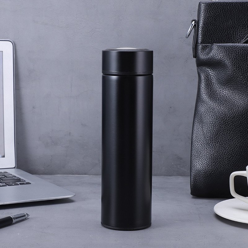 Taza de vacío LED inteligente de acero inoxidable 304, medición de temperatura, personalizada