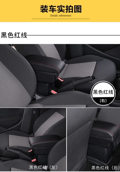 Small direct-faced double-layer with 3USB-black red wire