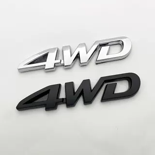 4WD车标 适用丰田装饰贴 汉兰达尾标 RAV4升级车贴 4wd车身贴车