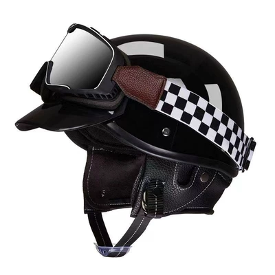 Motosiklet kaskı (dəbilqə) helmet men's pedal motorcycle half
