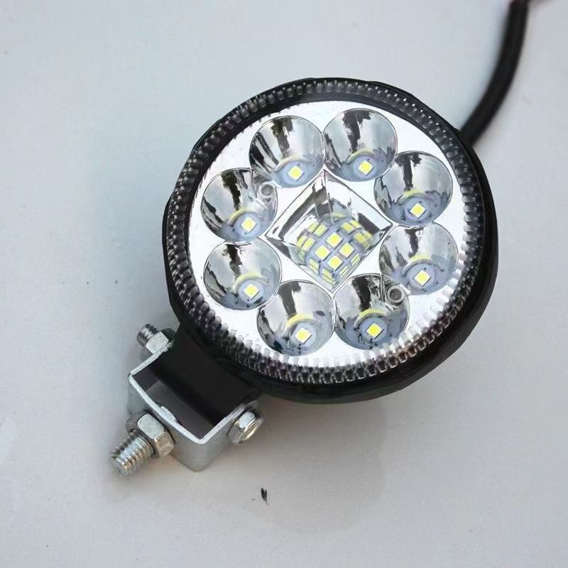 Truck Led Spotlight Car Super Bright Strong Light Reversing Light Waterproof Engineering Forklift Headlight Modified Fog Light 12V 24V