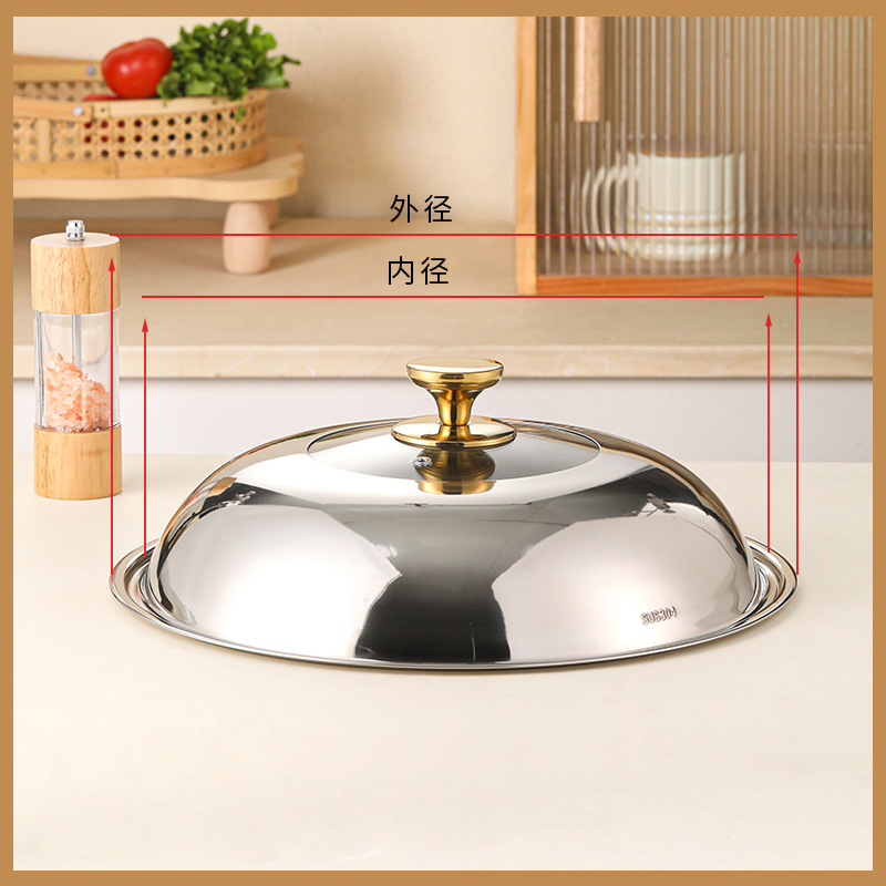 [gold steel handle] pure 304 material