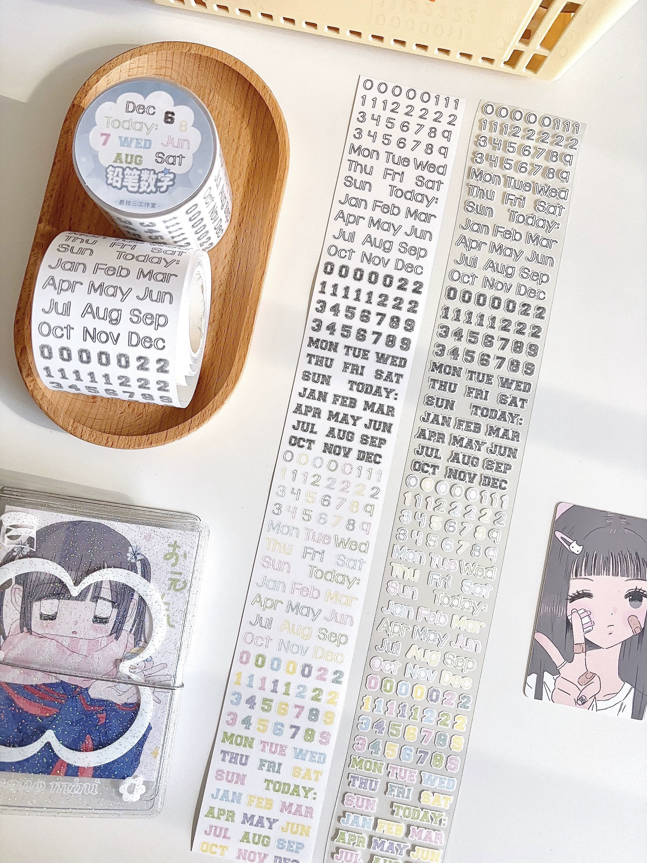 Плавающая светлая упаковка большие буквы числовые цифры Yanwen Shiwen Showa Flash Film Paste Patch Paste Patch