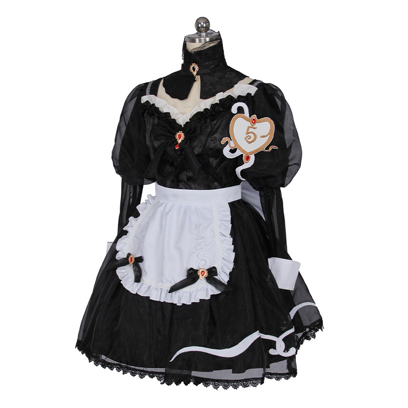 Under the Fifth personality truth cos clothing priest crimson hair witch cospaly women's clothing full set