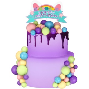31Pcs Girl Doll Cake Decoration Ball Set Girl House Birthday Cake Decoration Girl Birthday Party Supplies