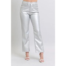 F 24405 High Waist Flared Denim Pants ����΢��ţ�п� ��