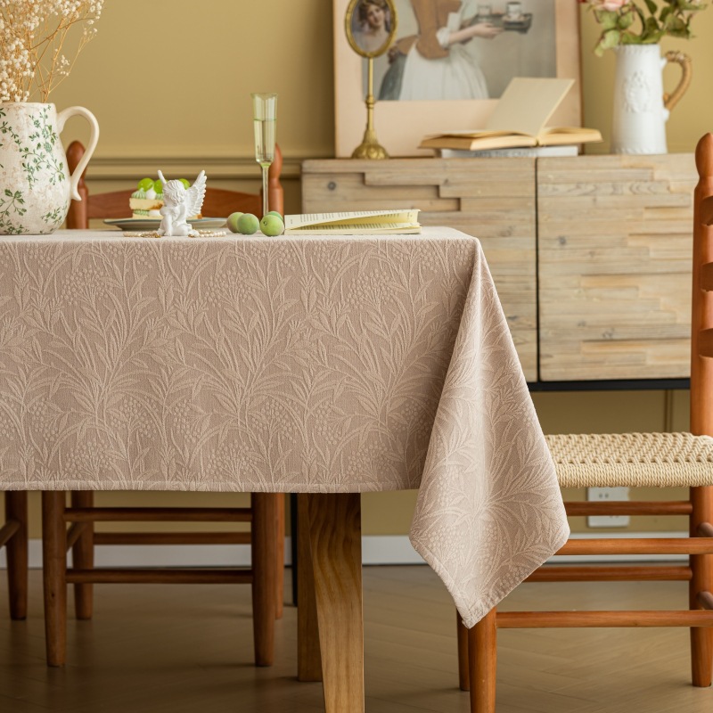 Modern Simple Dark Pattern High-End Fabric Tablecloth Rectangular Tablecloth Coffee Table Cloth Decorative Tablecloth Tablecloth Cover