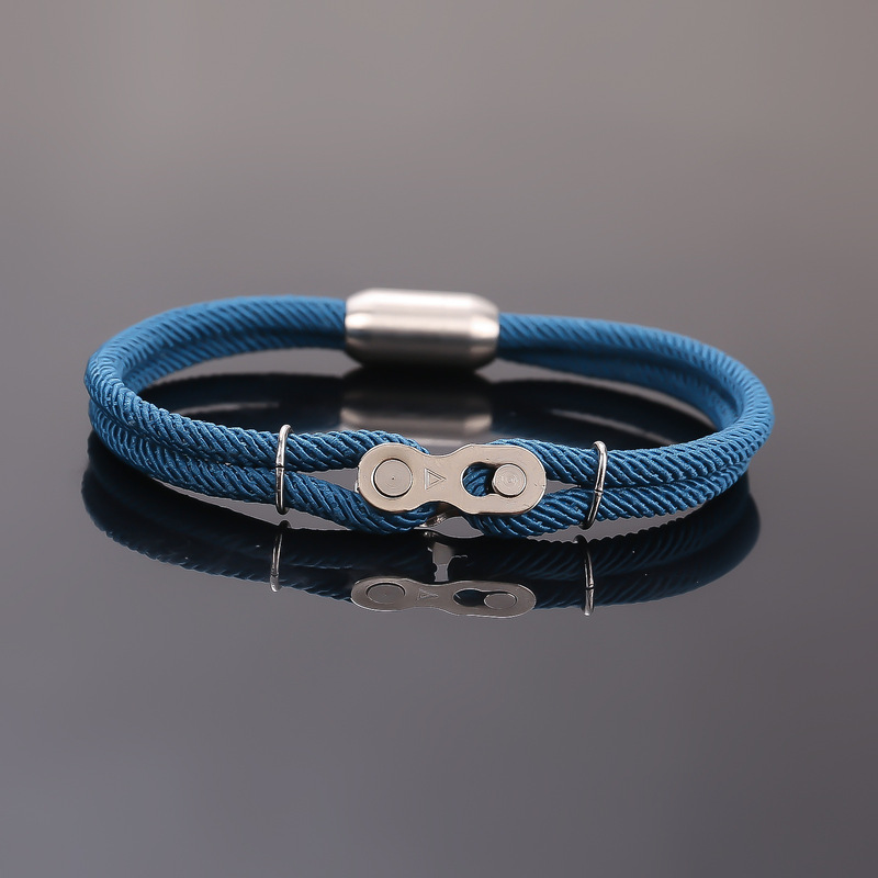 New simple cross-border chain style bracelet quick release buckle magic buckle fashion trendy sports jewelry bracelet