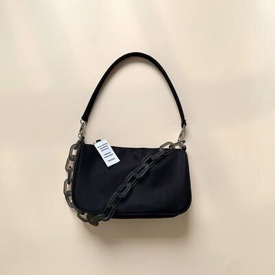 uiJENNIE Same item Acrylic chain Armpit 2021 the republic of korea designer One shoulder portable Baguettes
