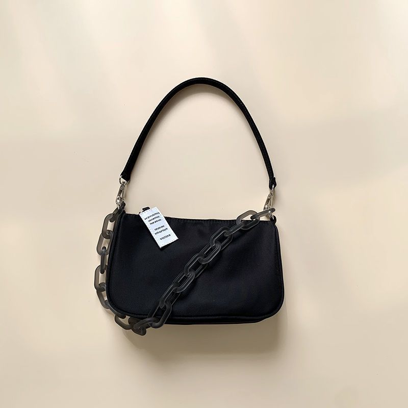 uiJENNIE Same item Acrylic chain Armpit 2021 the republic of korea designer One shoulder portable Baguettes