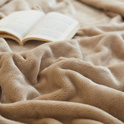无印夏季毛毯毯子良品午睡毯办公室沙发毯牛奶绒盖毯单人空调毯