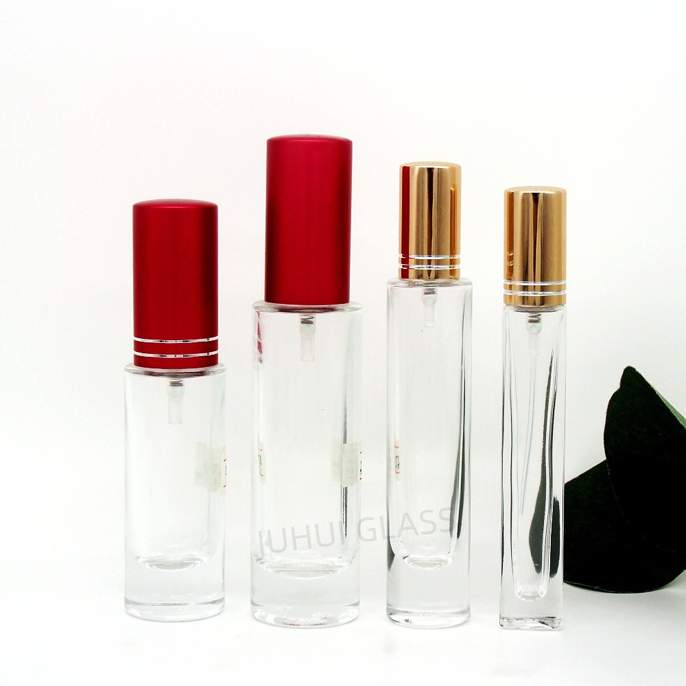 现货圆形方形细长款香水分装瓶10/20/30ml玻璃小喷雾瓶便携小样瓶