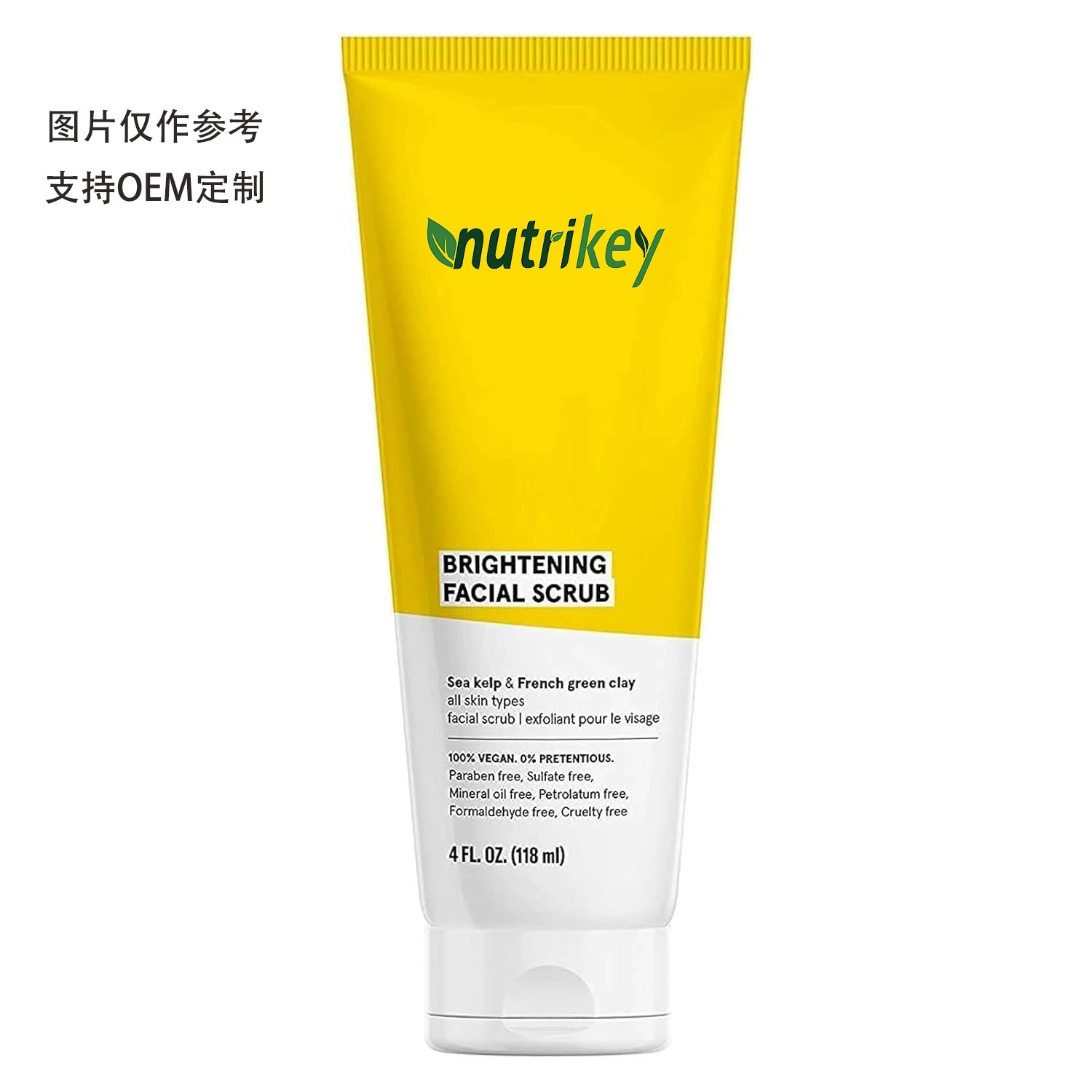 Amazon трансграничная горячая продажа скраб для лица 118ml трансграничный источник заводская поддержка производства OE M