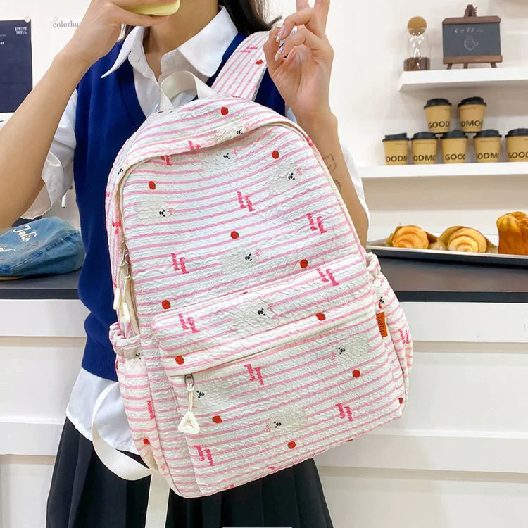 Capacious backpack, school bag, shoulder bag, set, for secondary school, 3 piece set