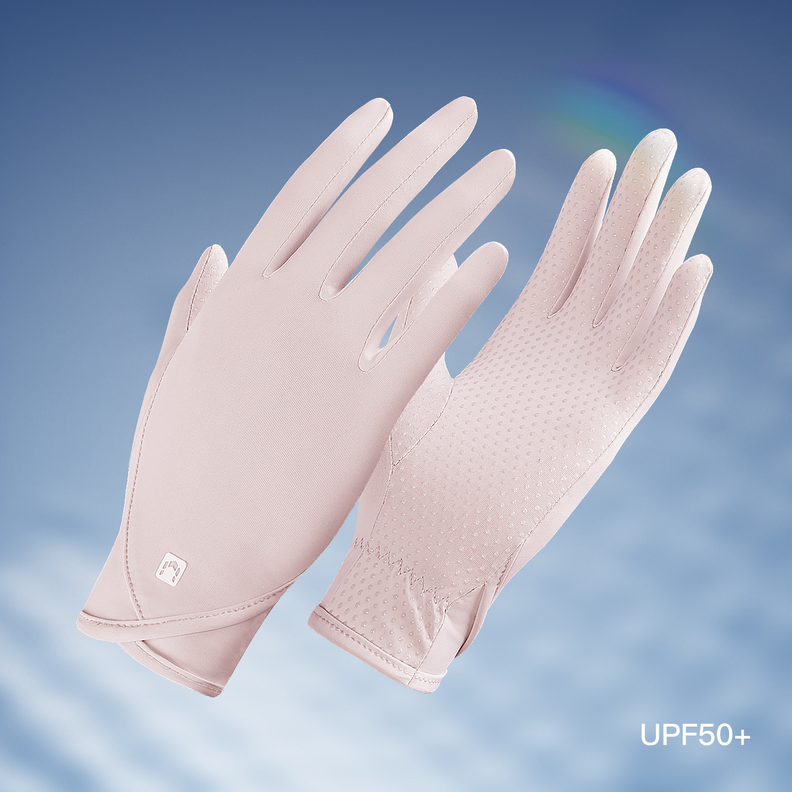Montar en verano, protección UV, gel de sílice transpirable fino, pantalla táctil antideslizante, protector solar, guantes de seda de hielo, nuevos productos