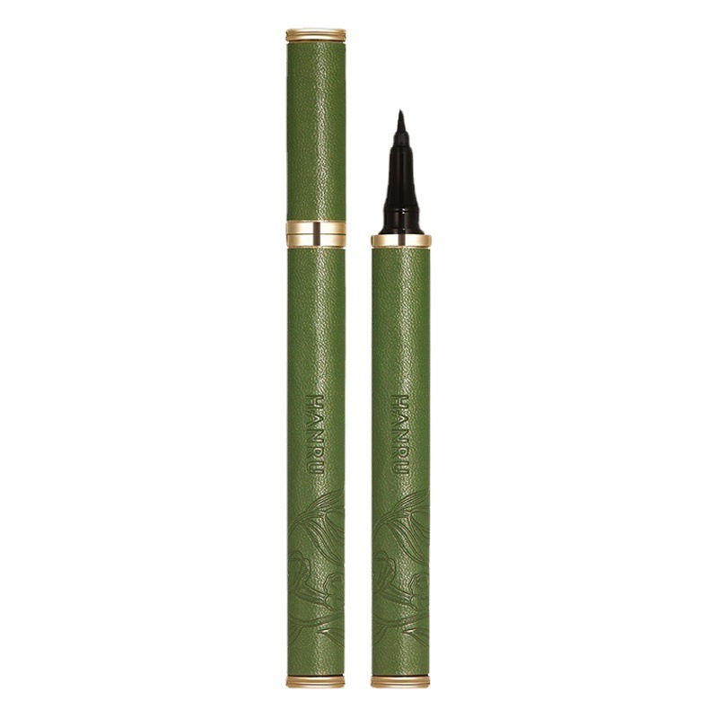 Han Ru tourmaline eye-tapping eyeliner waterproof non-blooming brush Hook pen student eyeliner pen