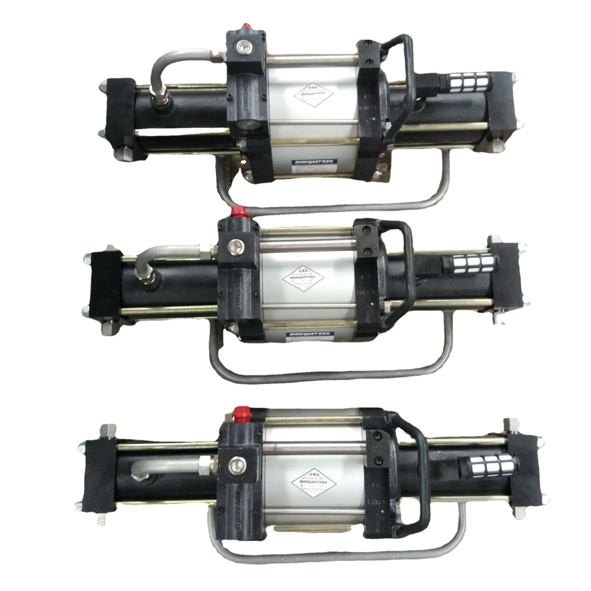 赛思特牌高压氮气增压器 反应釜实验泵STD100气动气体增压设备