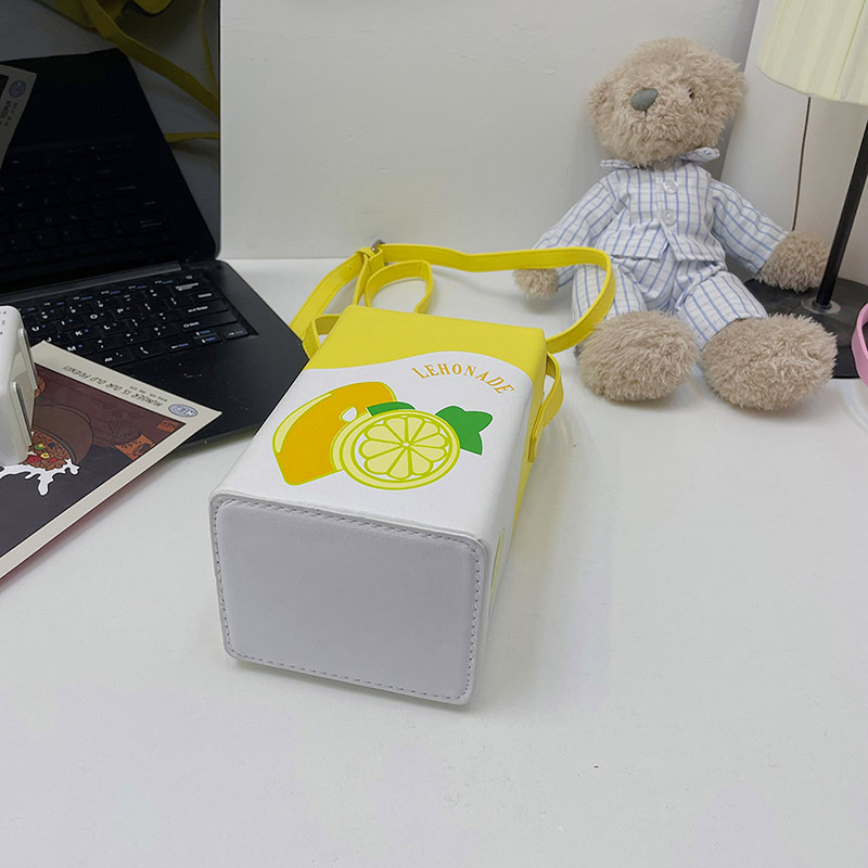 Small Pu Leather Fruit Square Buckle Crossbody Bag display picture 68