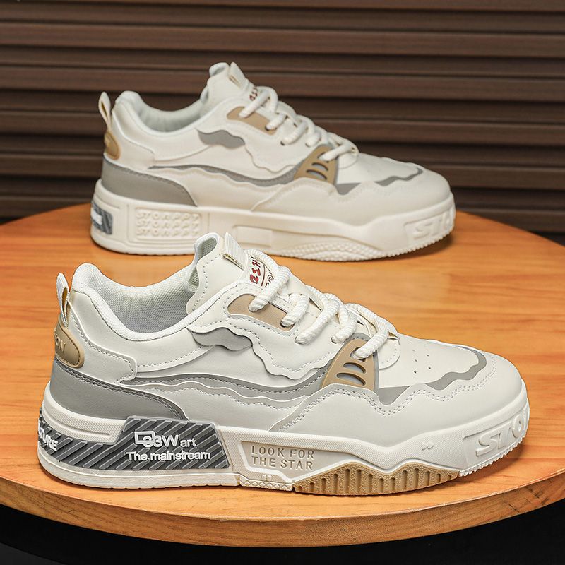 Zapatos de hombre en línea primavera 2026 nuevos zapatos casuales planos antideslizantes zapatos de moda juveniles