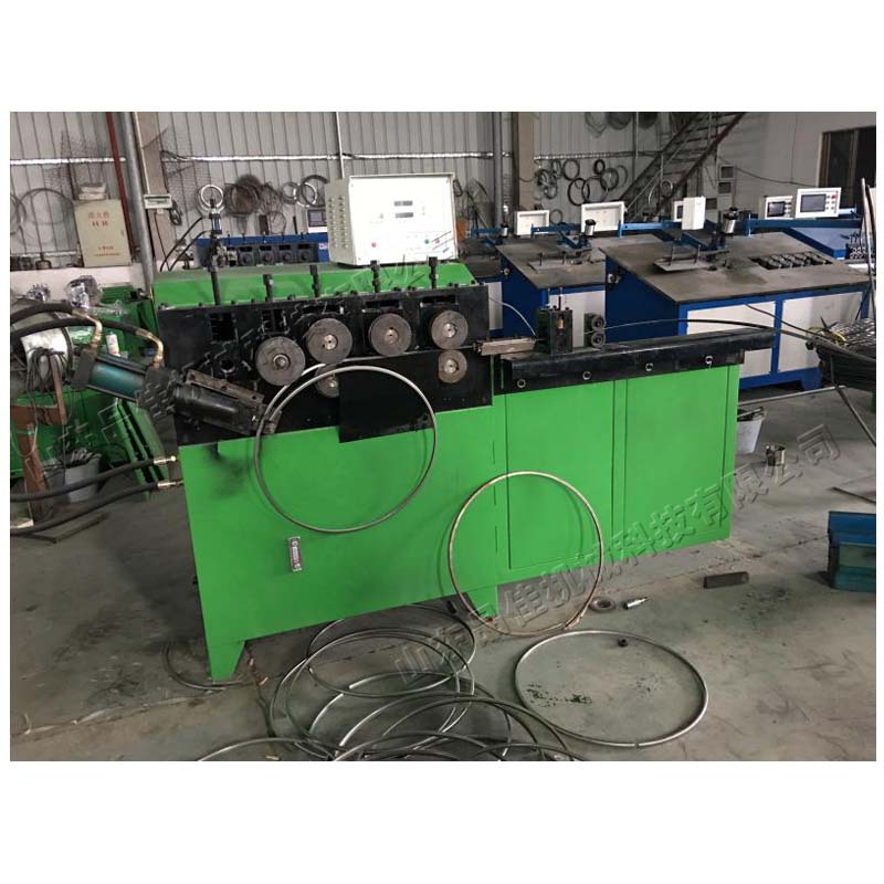 全自动数控钢筋打圈机 隧道施工光伏地基螺旋筋成型机 筋条弯弧机