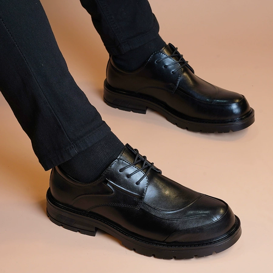Обувь для мужчин в британском стиле мужская обувь новая мода дикий набор ножных трендов мужской бизнес повседневная кожаная обувь