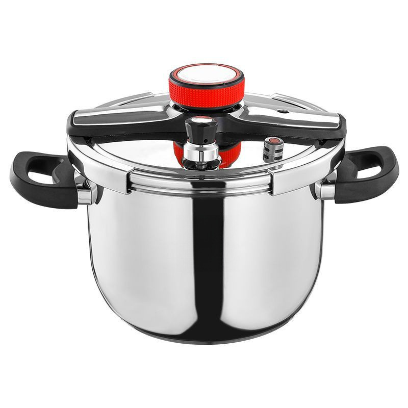 Olla a Presión con Perilla de Acero Inoxidable para Cocina