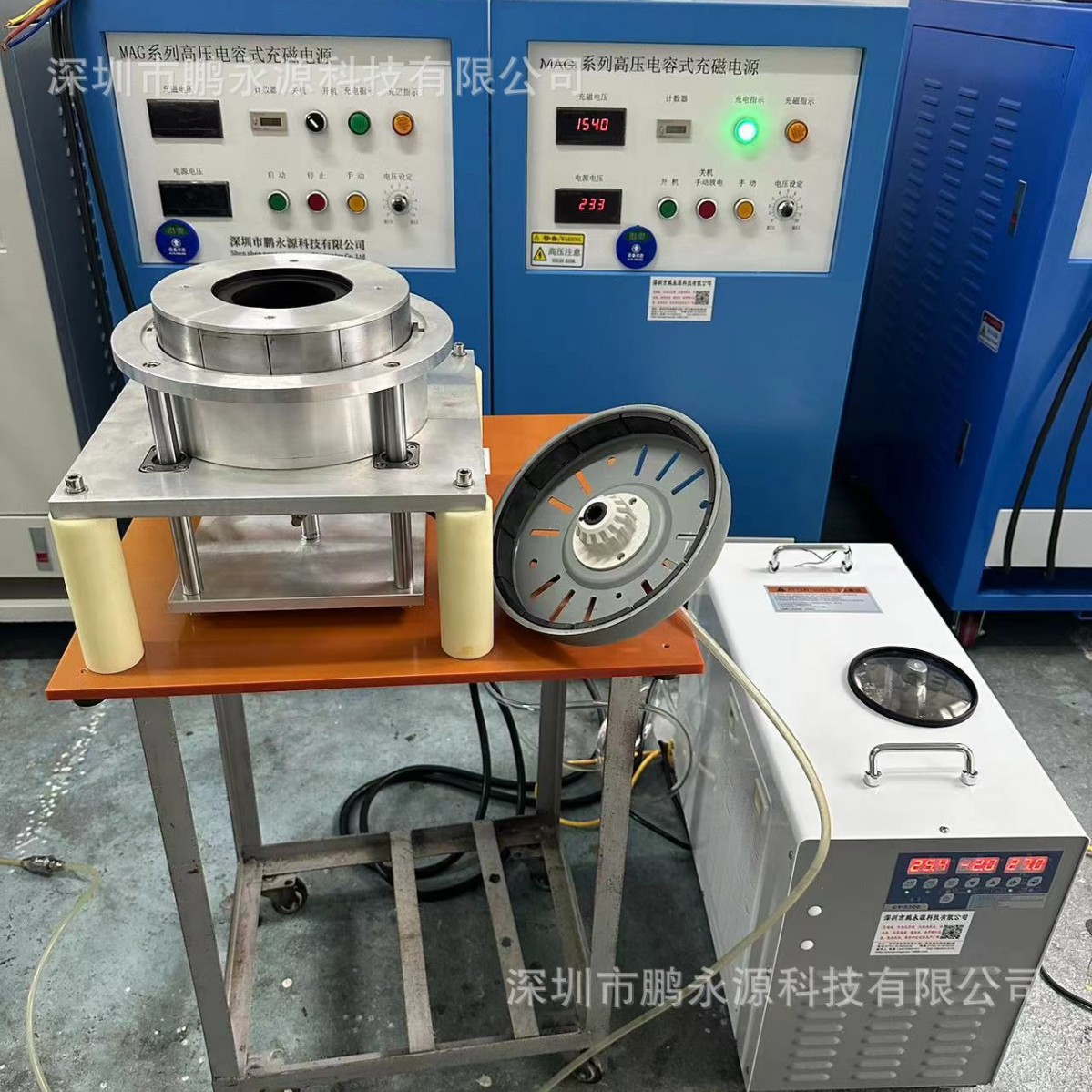 Máquina de magnetización de motor Accesorio de magnetización multipolar Máquina de perforación magnética fuerte Rotor de motor Máquina de magnetización Rotor interno y externo