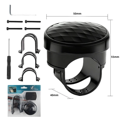 Universal Car Steering Wheel Booster Steering wheel booster - black-model-b